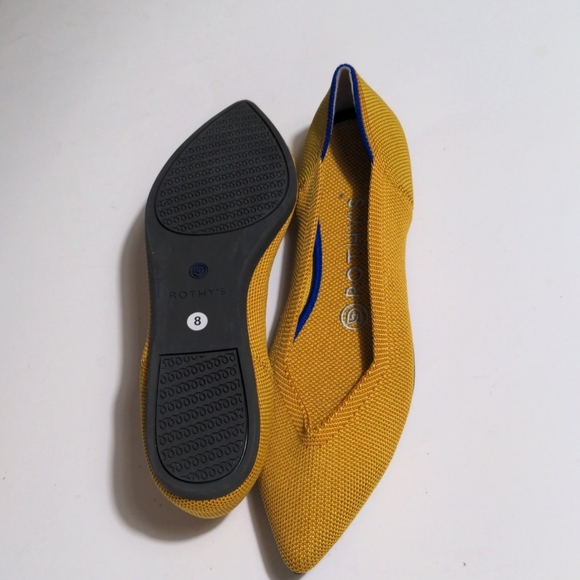 ROTHY'S THE POINT MARIGOLD WOMEN'S FLAT SHOE - Picture 11 of 15